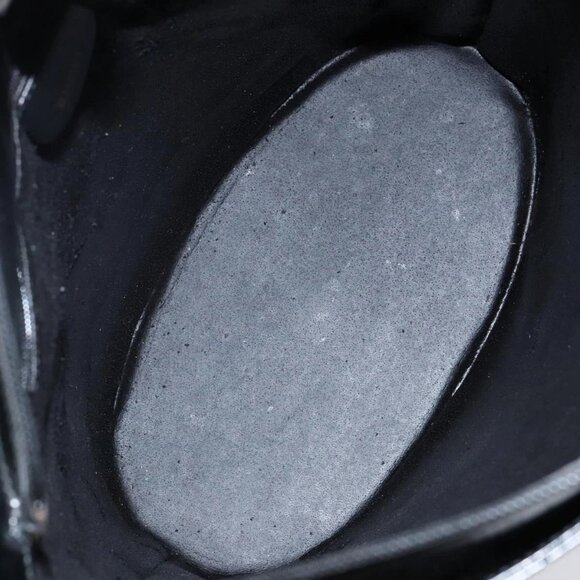 GUCCI Shoulder Bag Enamel Black Gold - Picture 13 of 16